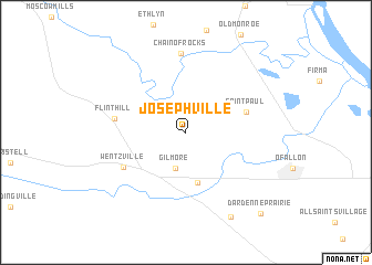 map of Josephville