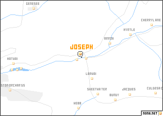 map of Joseph