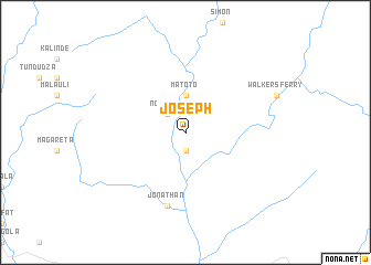 map of Joseph