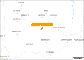 map of José Pinheiro