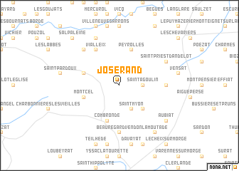 map of Joserand