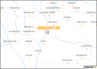 map of José Santos