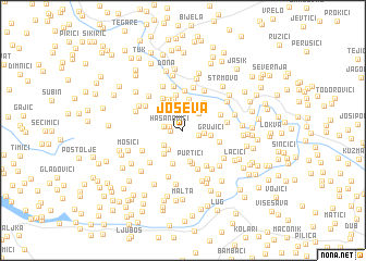 map of Joševa