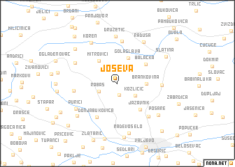 map of Joševa