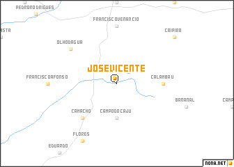 map of José Vicente