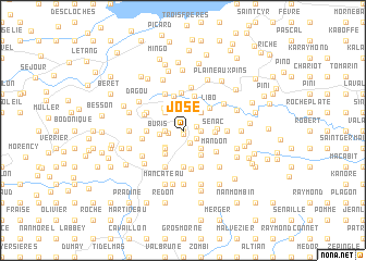 map of José