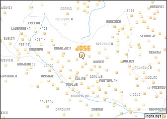 map of Joše