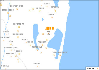 map of José