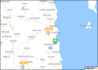 map of José