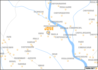 map of José