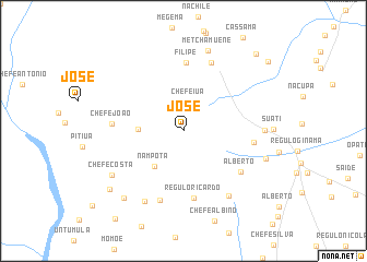 map of José