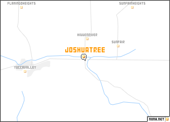map of Joshua Tree