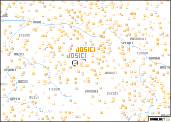 map of Josići