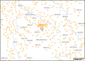 map of Josići