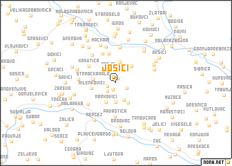 map of Jośići