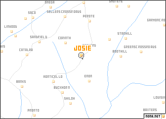 map of Josie