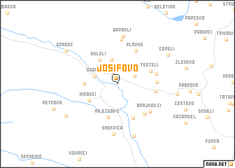 map of Josifovo