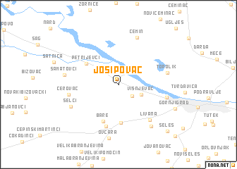 map of Josipovac