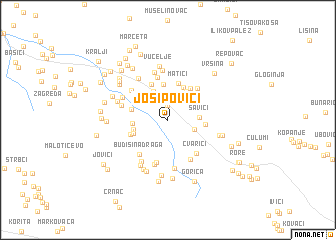 map of Josipovići