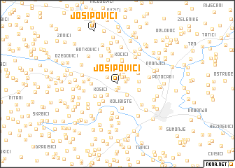 map of Josipovići
