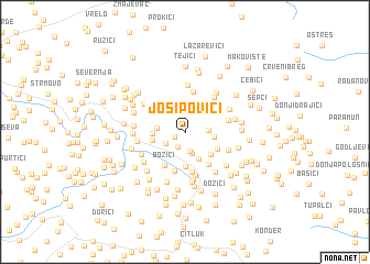 map of Josipovići