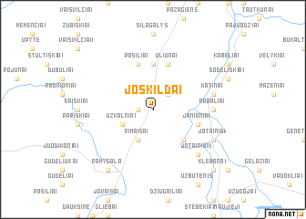 map of Joskildai