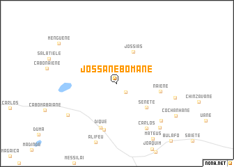 map of Jossane Bomane