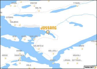 map of Jøssang