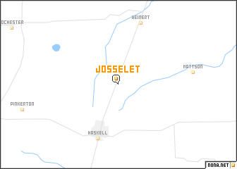 map of Josselet