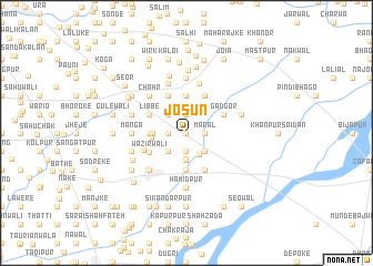 map of Josun