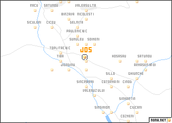 map of Jos