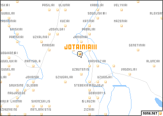 map of Jotainiai II