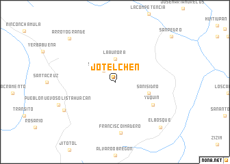 map of Jotelchén