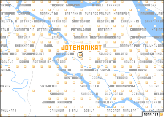 map of Jote Mānikāt