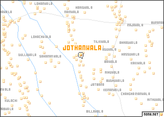 map of Jothanwāla