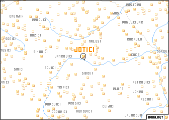 map of Jotići