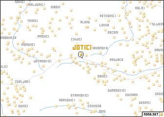 map of Jotići