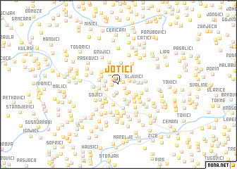 map of Jotići