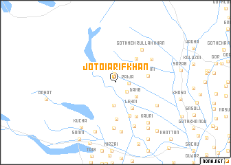 map of Jotoi Arif Khān