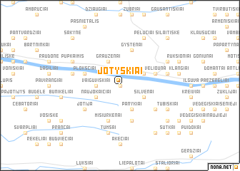 map of Jotyškiai