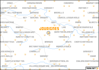 map of Jouaignes