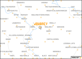 map of Jouancy