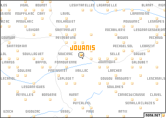 map of Jouanis