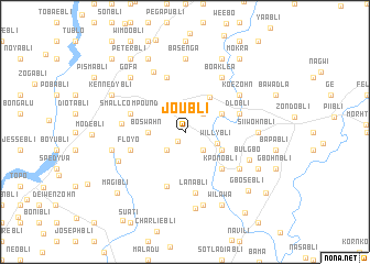 map of Joubli