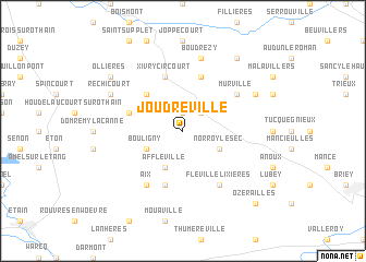 map of Joudreville