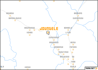 map of Joundélé