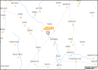 map of Joupi