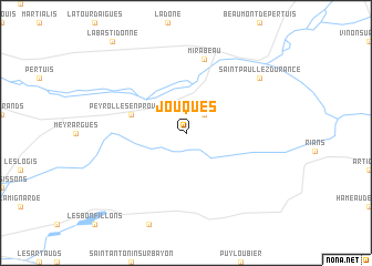 map of Jouques