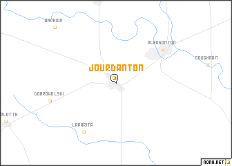map of Jourdanton