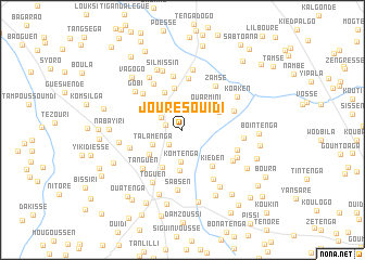 map of Jourès Ouidi
